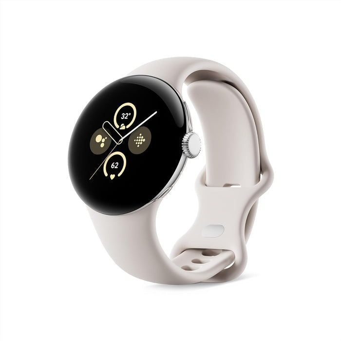 Polished Silver Aluminum Case - Porcelain Active Band