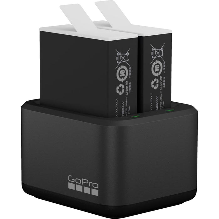 GoPro Dual Battery Charger + Enduro Battery for Hero 10, Hero 11 & Hero 12  Camera Battery Charger