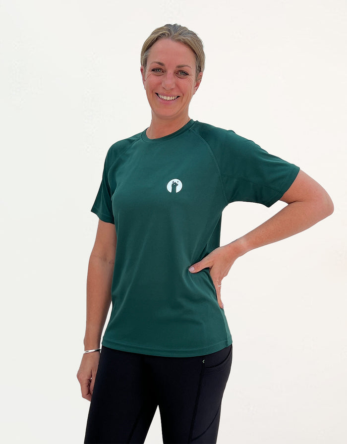 Green Active Llama T-Shirt