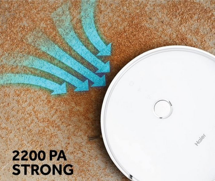 Haier Robot Vacuum Cleaner with Wet Mopping (Robot Only Without Accessories/Box) (Spare Part) - Unboxify