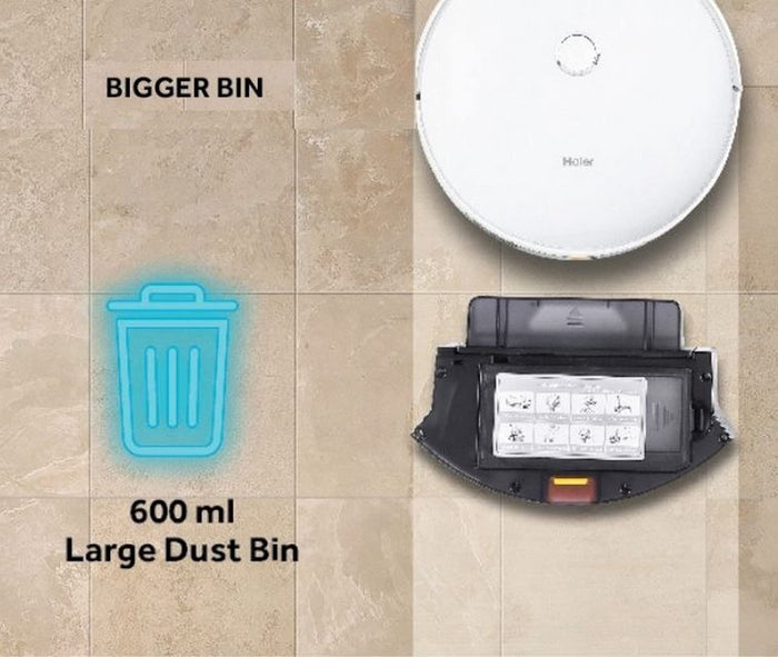 Haier Robot Vacuum Cleaner with Wet Mopping (Robot Only Without Accessories/Box) (Spare Part) - Unboxify