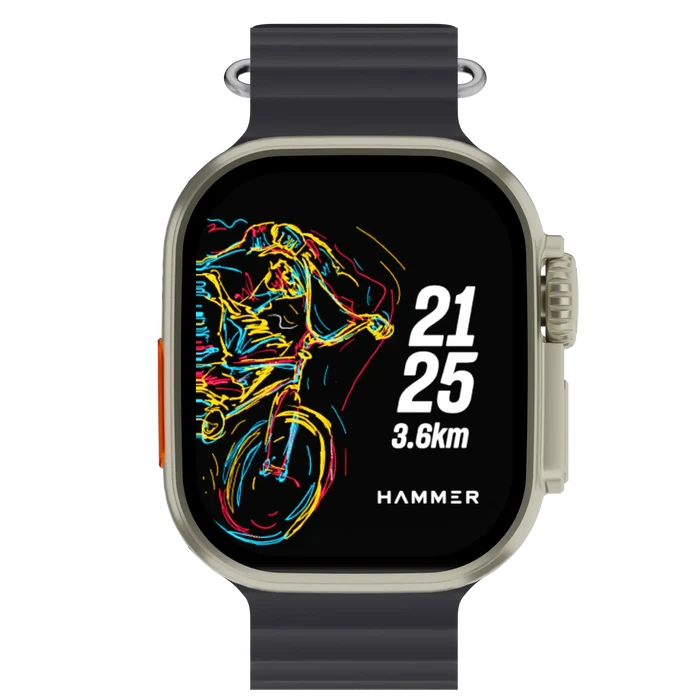 Hammer Active 2.0 Plus Bluetooth Calling Smartwatch with Gesture Control