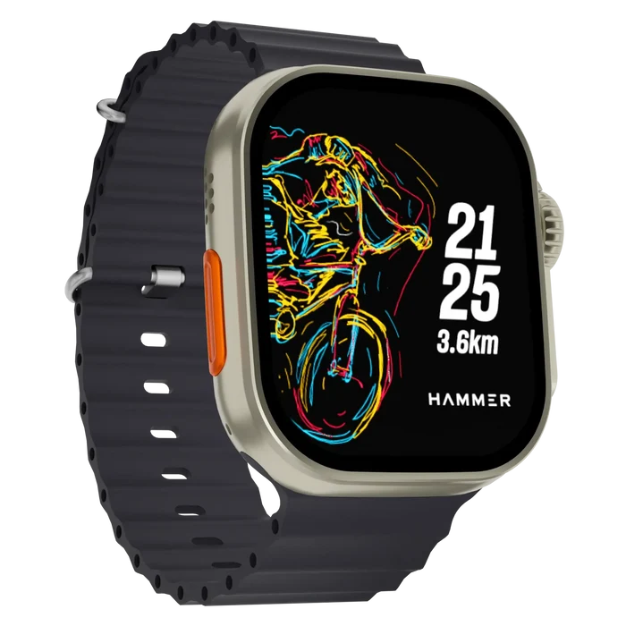Hammer Active 2.0 Plus Bluetooth Calling Smartwatch with Gesture Control
