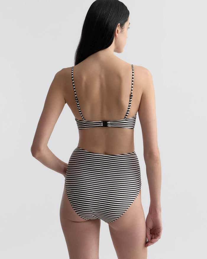 BLACK/IVORY STRIPE