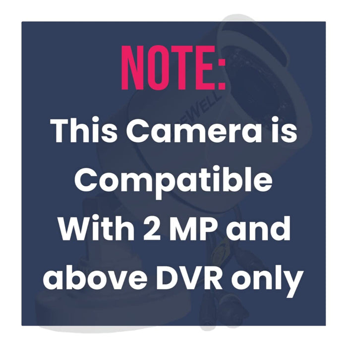 HIKVISION 2Mp Indoor Wired Color Camera for Dvr Ds-2Ce5Ad0T-Itp Eco Bnc/Dc, White - 1080P