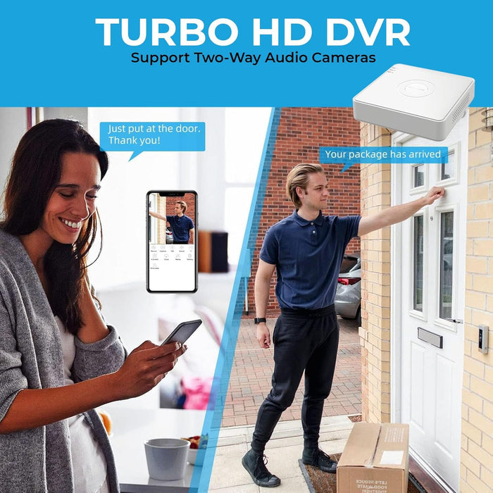Hikvision DS-7108HGHI-M1/T 8-Channel Turbo HD DVR | 2-Way Audio Support