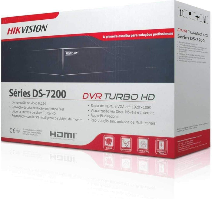HIKVISION DS-7204HGHI-F1 TURBO HD DVR  Channel Unit And Mouse