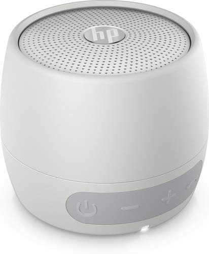 HP 360 Mono Portable Silver Bluetooth Speaker with Built-in Microphone Ip54 Dust and Water Resistance (2D801AA) - Unboxify