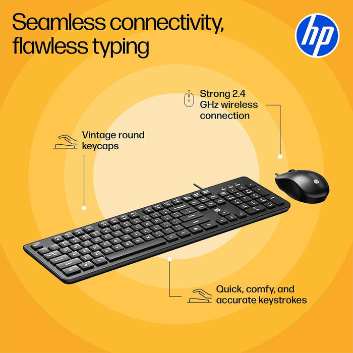 HP KM270 Wireless Mouse and Keyboard Combo (AB3D5AA) - Unboxify