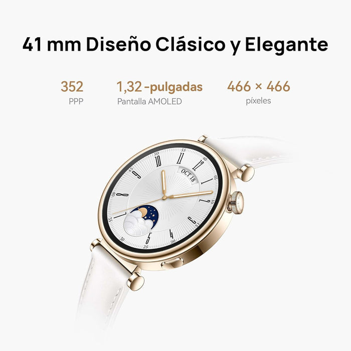 Huawei Watch GT4 41mm Smartwatch Compatible with Android & iOS, White