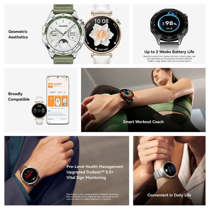 Huawei Watch GT4 46mm Smartwatch Compatible with Android & iOS - Unboxify