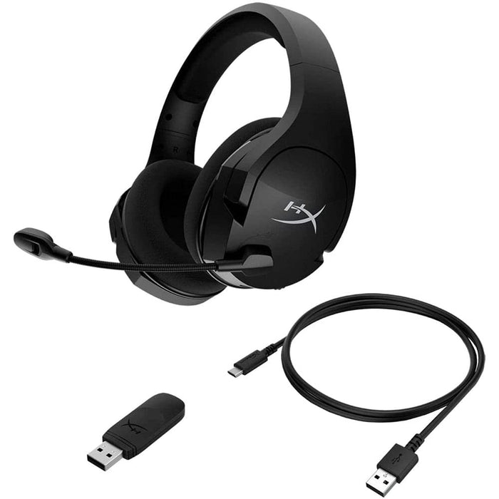 HyperX Cloud Stinger Core Wireless On Ear Headphones with Mic (Black) - Unboxify
