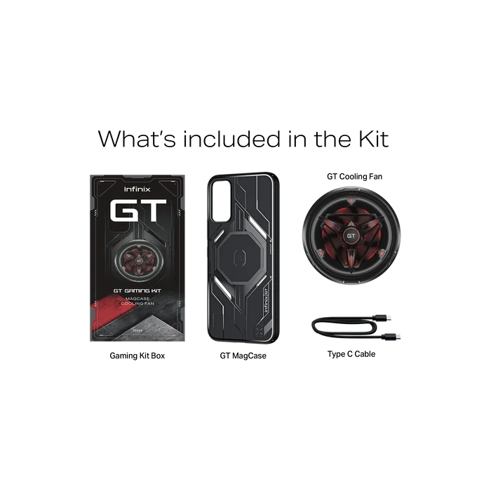Infinix XG03+X6873 Gaming Accessory Kit  (Black, Red, For Android)