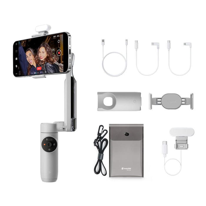 Insta360 Flow Gimbal AI-Powered Smartphone Stabilizer with 3-Axis Stabilization