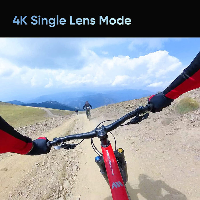 insta360 X3 Action Camera, 5.7K 360 Capture, Optical Zoom 3X, 72 MP 360 Photo, Black - Unboxify