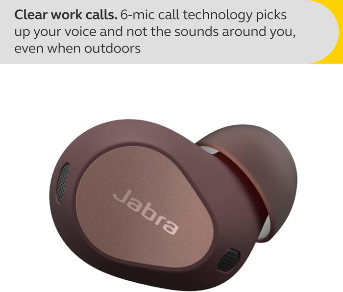 Jabra Elite 10 True Wireless Earbuds – Advanced Active Noise Cancelling Earbuds - Black
