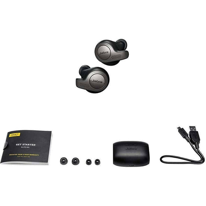 Jabra Elite 65t Alexa Enabled True Wireless Earbuds with Charging Case - Grabgear.in