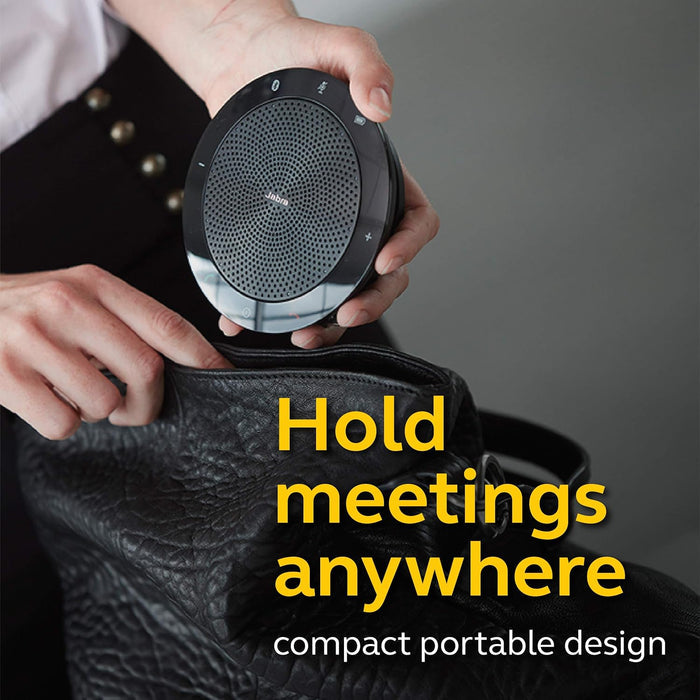 Jabra Speak 510 10 Watt Wireless Bluetooth Portable Speaker (Black)