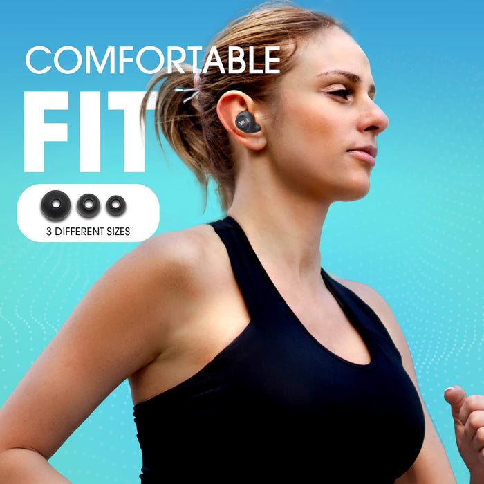 JBL C100TWS by Harman Truly Wireless Bluetooth in Ear Headphone with Mic (Black)