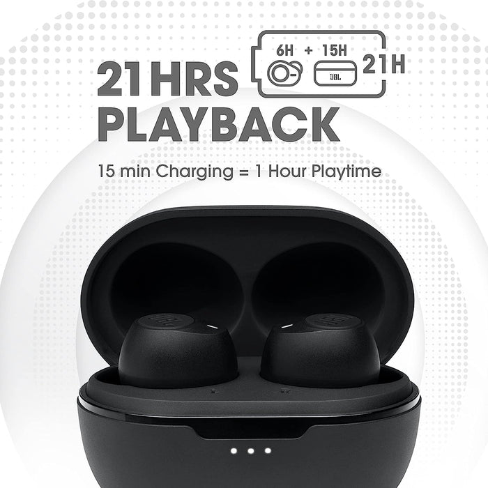 JBL C115 True Wireless in Ear Earbuds with Mic