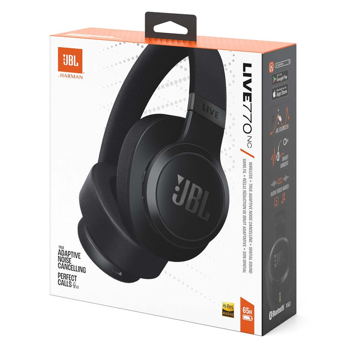 JBL Live 770NC True Adaptive Noise Cancellation Headphones Wireless Over Ear - Unboxify