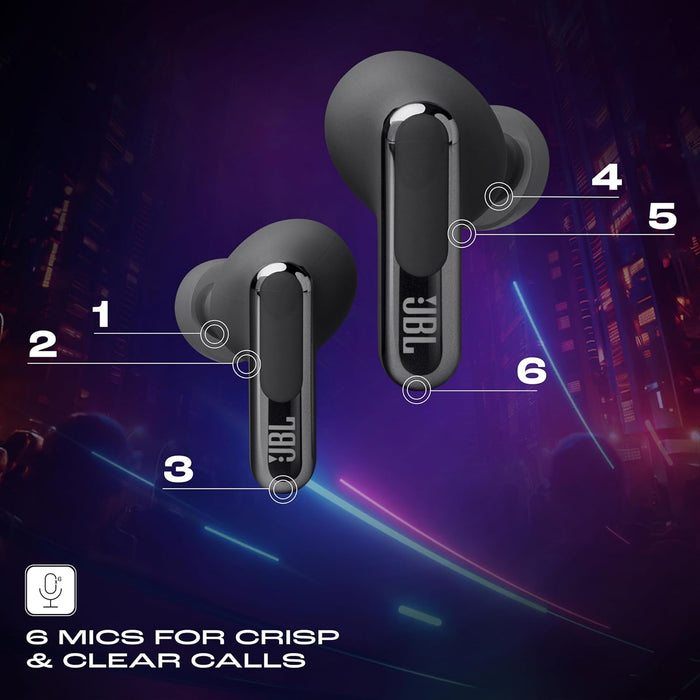 JBL New Launch Live Beam 3, Hi-Res Audio True ANC TWS, Smart Case with Touch Display - Unboxify