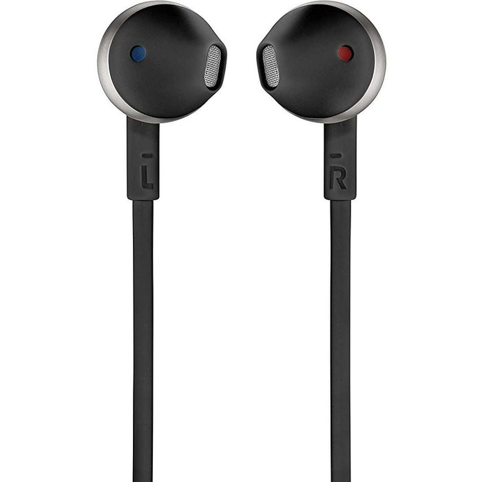 JBL T205BT Pure Bass Wireless Metal Earbud Headphones with Mic - Grabgear.in