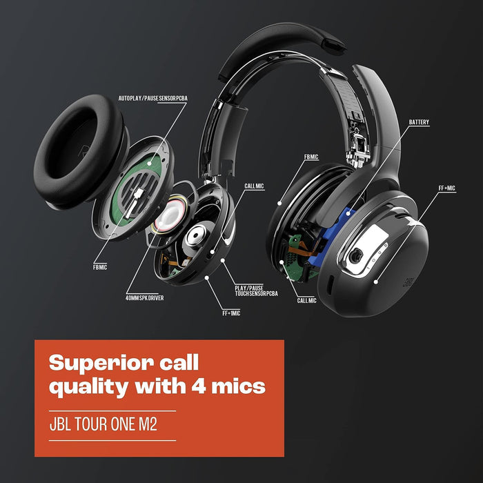 JBL Tour One M2 Adaptive Noise Cancelling Over-Ear Headphones - Unboxify