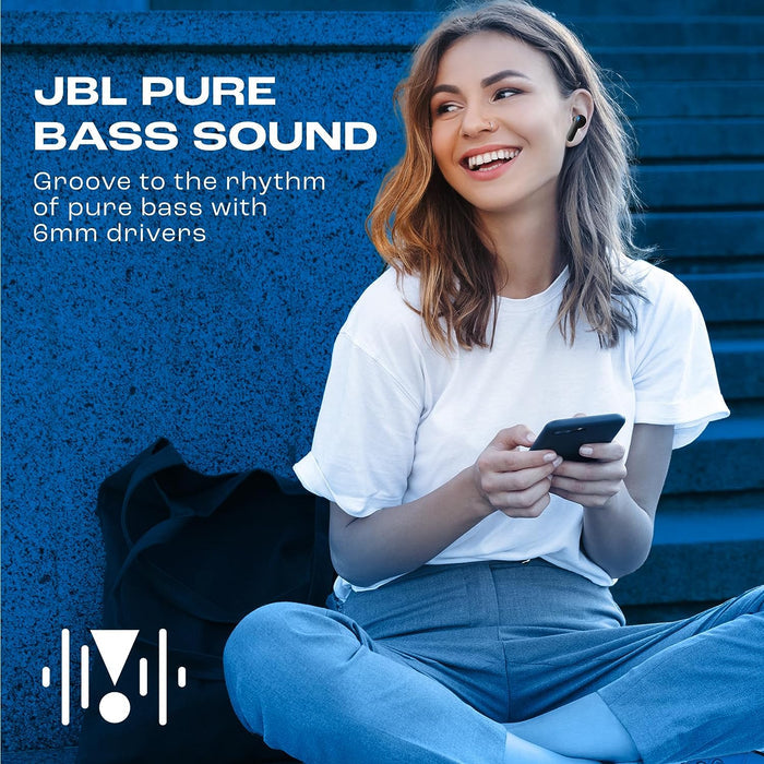 JBL Tune 235NC in Ear Wireless ANC Earbuds (TWS), Massive 40Hrs Playtime with Speed Charge (Black) - Unboxify