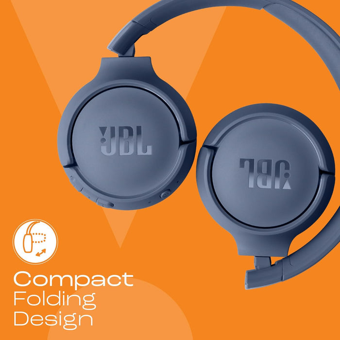 JBL Tune 520BT Wireless On Ear Headphones with Mic, Pure Bass Sound, Upto 57 Hrs Playtime - Unboxify