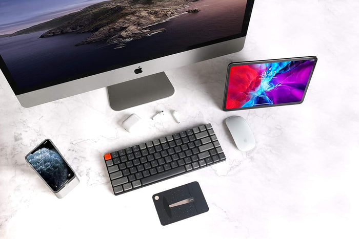 Keychron K3 Version 2, 84 Keys Ultra-Slim Wireless Bluetooth/USB Wired Mechanical Keyboard (Ten Keys Missing)