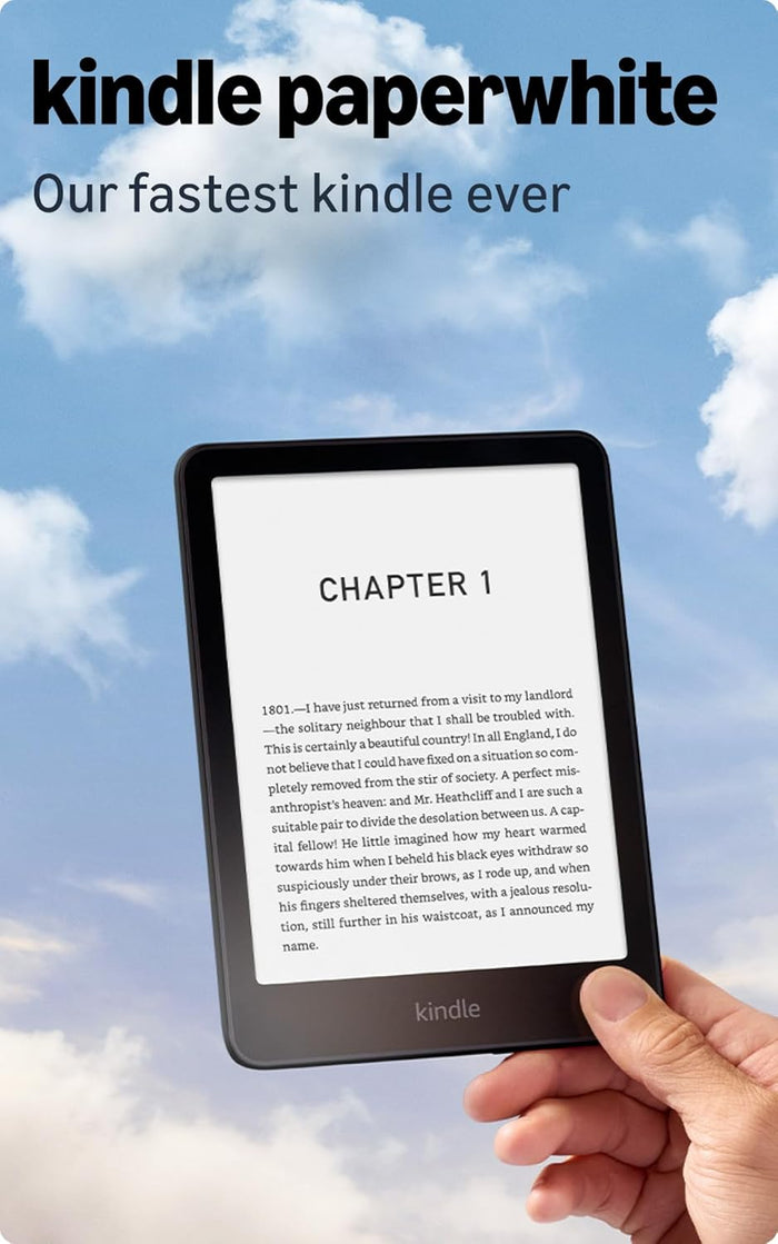 Kindle Paperwhite (16 GB) – Our fastest Kindle ever, with new 7" glare-free display and weeks of battery life