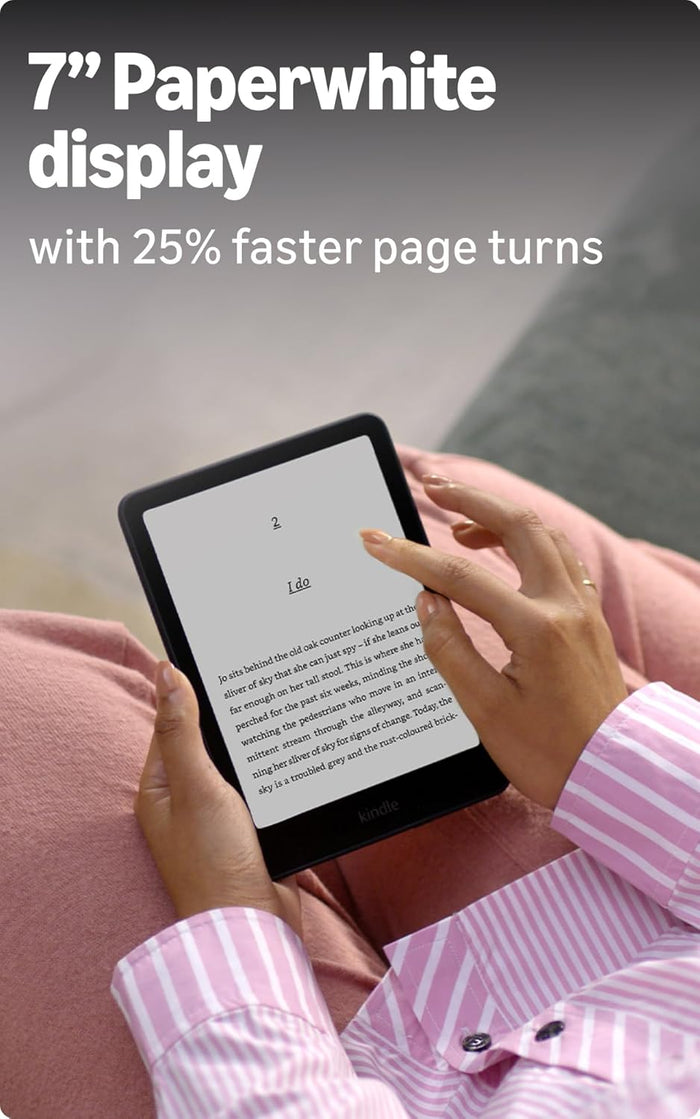 Kindle Paperwhite (16 GB) – Our fastest Kindle ever, with new 7" glare-free display and weeks of battery life