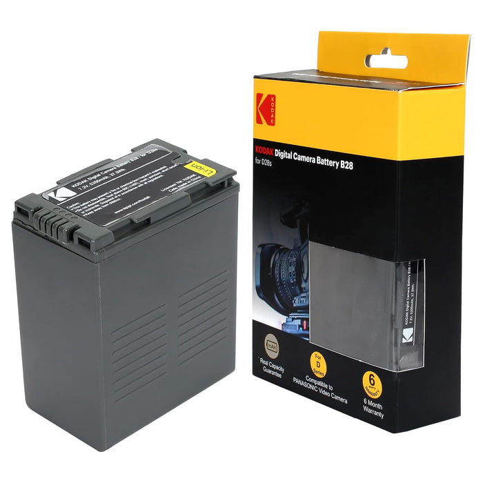 Kodak D28 B28 7.2V 5200mAh 37.5Wh Digital Camera Battery