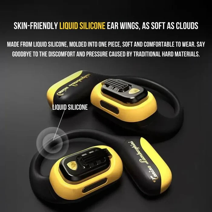 Lamborghini TL65 Open Ear Earphones (Black) (BRAND NEW/SEALED) - Unboxify