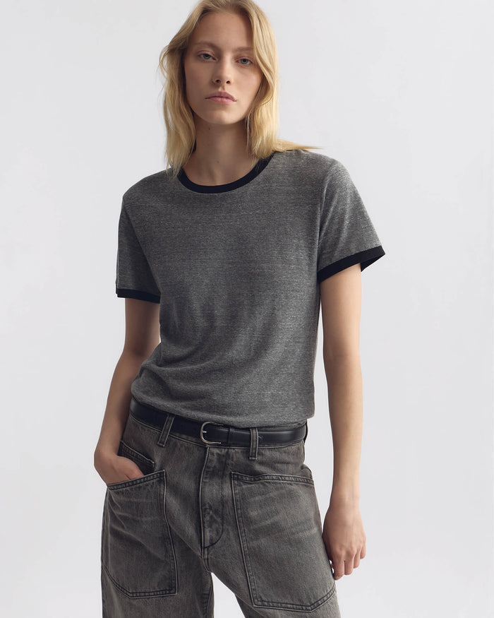 HEATHER GREY/JET BLACK