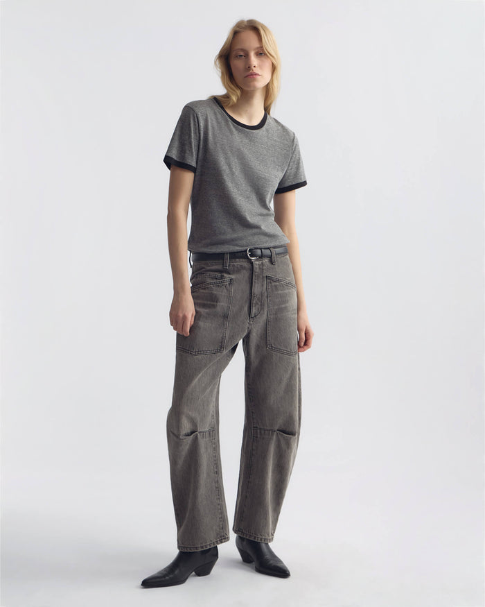 HEATHER GREY/JET BLACK