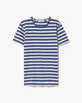 FRENCH BLUE/OFF WHITE STRIPE