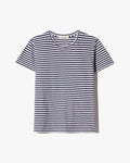 WHITE/DARK NAVY STRIPE