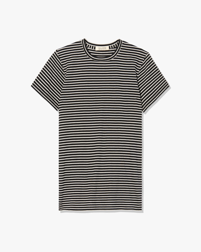 BLACK/IVORY STRIPE