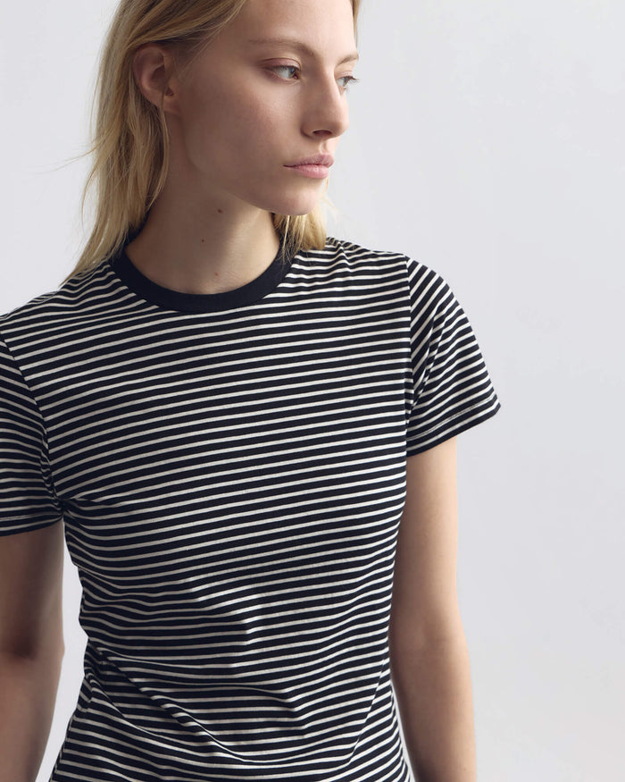 BLACK/IVORY STRIPE