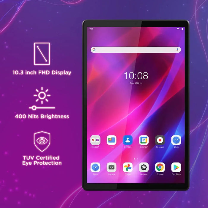 Lenovo Tab K10 FHD (10.3 inch), Abyss Blue, TUV Certified Eye Protection, Dolby Atmos (UNBOXED) - Unboxify