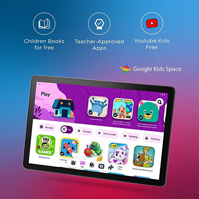 Lenovo Tab M10 FHD Plus (3rd Gen) (10.61 inch (26.94 cm), 6 GB, 128 GB), Storm Grey (UNBOXED) - Unboxify