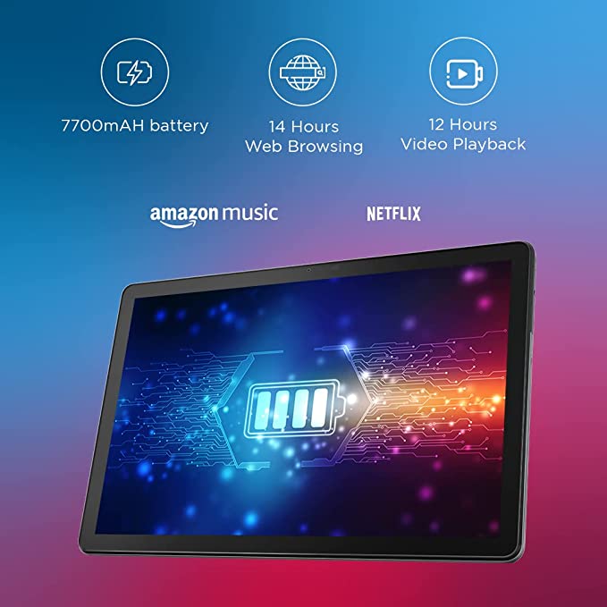 Lenovo Tab M10 FHD Plus (3rd Gen) (10.61 inch (26.94 cm), 6 GB, 128 GB), Storm Grey (UNBOXED) - Unboxify