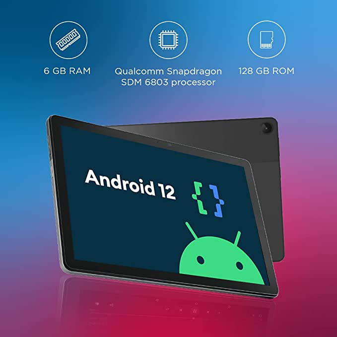 Lenovo Tab M10 FHD Plus (3rd Gen) (10.61 inch (26.94 cm), 6 GB, 128 GB), Storm Grey (UNBOXED) - Unboxify