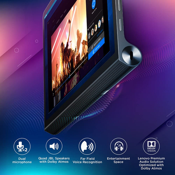 Lenovo Tab Yoga 11 (11 inch/ 27.94 cm, 4GB, 128GB,Wi-Fi+ LTE), Storm Grey (UNBOXED) - Unboxify