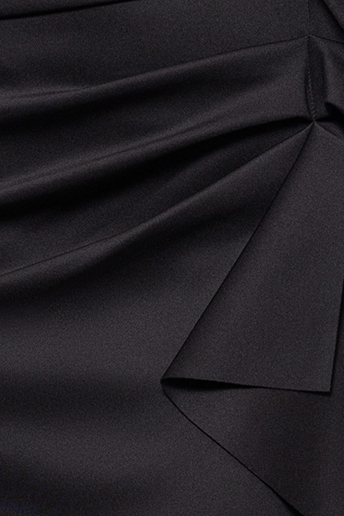 "Lexi" Techno Scuba Long Sleeve Dress