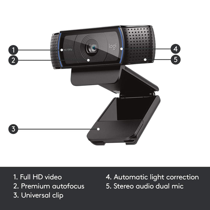 Logitech C920 HD Pro Webcam - Unboxify