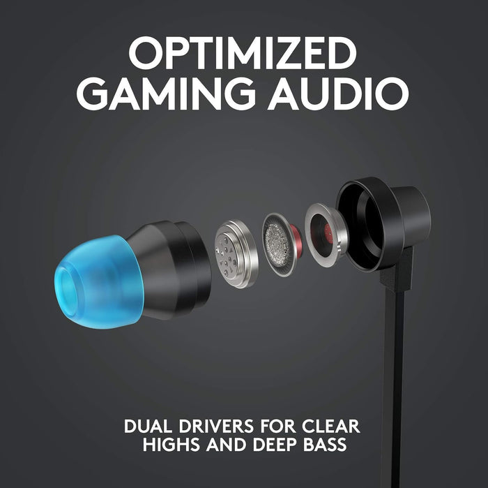 Logitech G333 Wired in Ear Earphones with Mic