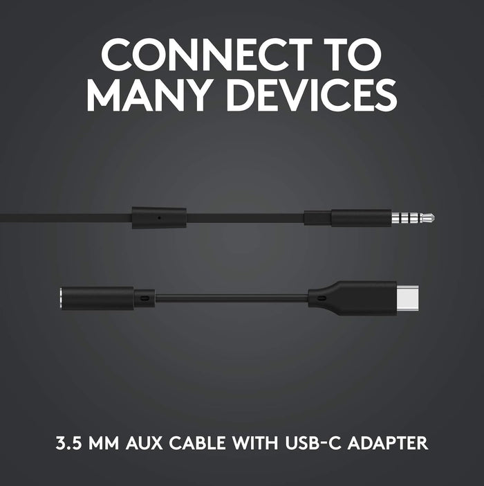 Logitech G333 Wired in Ear Earphones with Mic